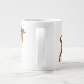 Samurai Chihuahua Giant Coffee Tasse (Rückseite)