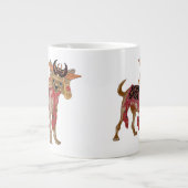 Samurai Chihuahua Giant Coffee Tasse (Vorderseite)