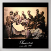 Samurai circa 1868-1869 (Foto) Poster (Vorne)