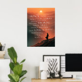 Samurai-Code: Der Bushido-Weg Poster (Heimbüro)