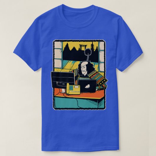 Samurai Computer-Nerd-Programmierung T-Shirt (Design vorne)