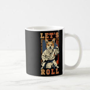 Samurai Corgi in Jiu Jitsu Gi Bjj Life Brazilian K Kaffeetasse