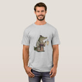 "Samurai Crocodile Warrior" T-Shirt (Vorne ganz)