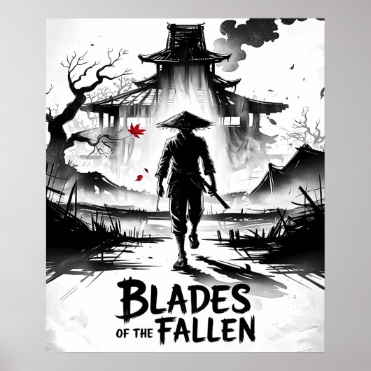 Samurai der Ashen-Ruinen Poster (Vorne)