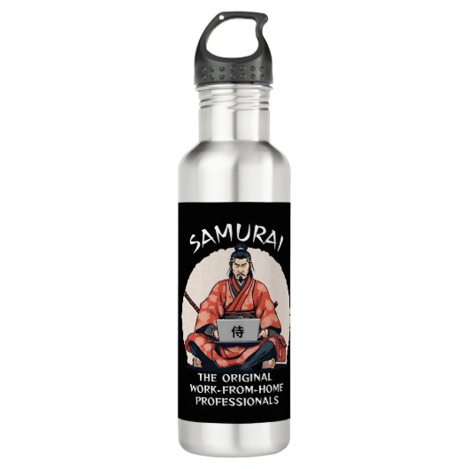 Samurai: Die Original-Zuhause-Profis Edelstahlflasche (Vorderseite)