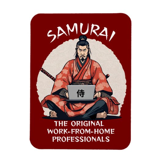 Samurai: Die Original-Zuhause-Profis Magnet (Vertikal)