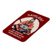 Samurai: Die Original-Zuhause-Profis Magnet (Linke Seite)