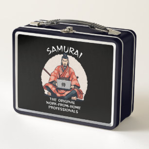Samurai: Die Original-Zuhause-Profis Metall Brotdose