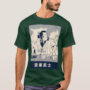 Samurai DJ  Japanische Anime-Illustration  T-Shirt