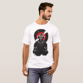 Samurai Dj Krieger T-Shirt (Vorne ganz)