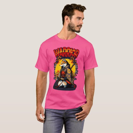 Samurai Dog - Kriegerhunde T-Shirt (Vorne ganz)