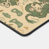 Samurai-Drache-Gaming  Schreibtischunterlage (Ecke)