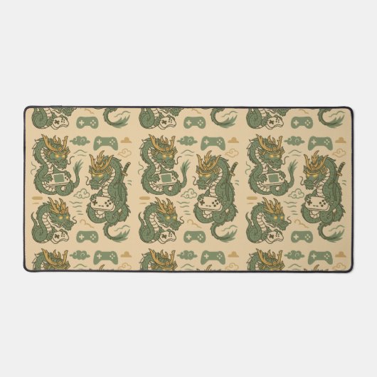 Samurai Dragon Gaming  Schreibtischunterlage (Vorderseite)