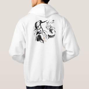 Samurai-Duell & Koi-Fische: Zen Sumi-e-Kunst Hoodie