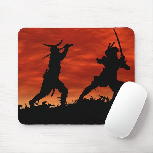Samurai-Duell Mousepad (Mit Mouse)