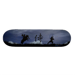 Samurai-Duellieren Skateboard