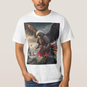 Samurai Eagle: Hyper-Realistische Schlachtfeldszen T-Shirt