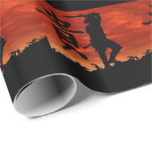 Samurai-Ehre Geschenkpapier (Rolleneckpunkt)