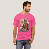 Samurai Eichhörnchen Japanisch Ninja Eichhörnchen  T-Shirt (Vorne ganz)