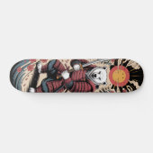 Samurai-Eisbär-Krieger-Skateboard Skateboard (Horizontal)