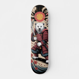 Samurai-Eisbär-Krieger-Skateboard Skateboard