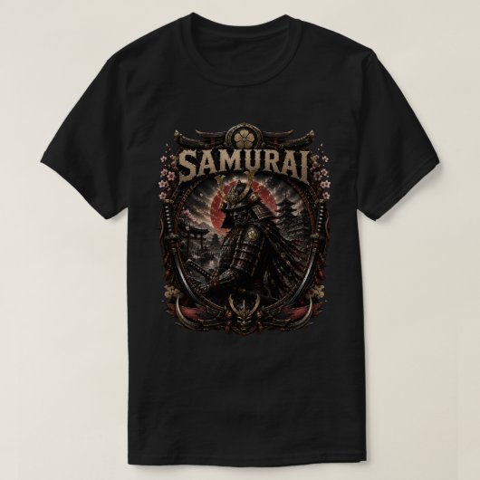 Samurai-Elite-Krieger-T-Shirt T-Shirt (Design vorne)