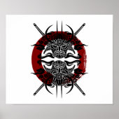 Samurai Enso Circle Poster (Vorne)