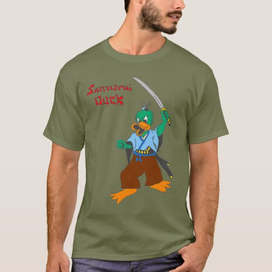 Samurai-Ente T-Shirt (Vorderseite)