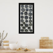 SAMURAI-FAMILIENWAPPEN POSTER (Küche)