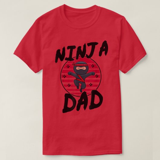 Samurai - Father Ninja Dad T-Shirt Copy Copy Copy  (Design vorne)