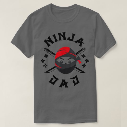 Samurai - Father Ninja Dad T-Shirt Copy Copy Copy  (Design vorne)