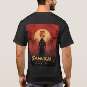 Samurai-Feudal-Krieger 1X00003 T-Shirt (Rückseite)