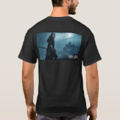 Samurai-Feudal-Krieger 1X00012 T-Shirt (Rückseite)