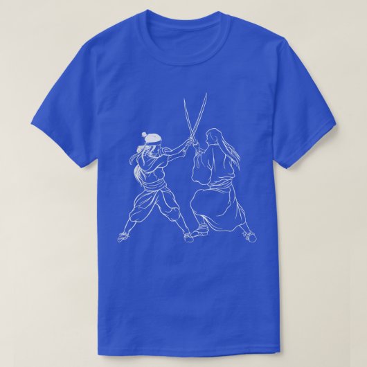 Samurai Fight Katana Sword (2) T-Shirt (Design vorne)