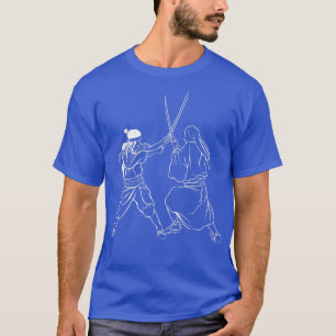 Samurai Fight Katana Sword (2) T-Shirt