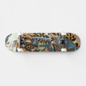 Samurai Fighting a Tiger, Kuniyoshi, Ukiyo-e Skateboard (Horizontal)