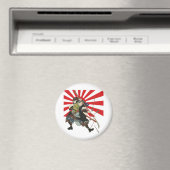 Samurai Flag Magnet (In Situ (Geschirrspüler))