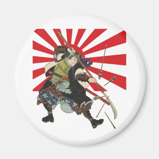 Samurai Flag Magnet (Vorne)