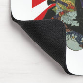 Samurai-Flagge Mousepad (Ecke)