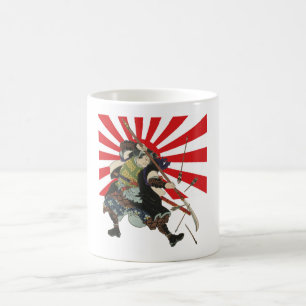 Samurai-Flaggen-Tasse Kaffeetasse