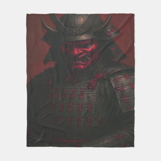 Samurai Fleecedecke (Vorderseite)