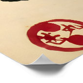 Samurai flossen Pfeile Poster (Ecke)