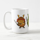 Samurai Food Warriors Kaffeetasse (Links)