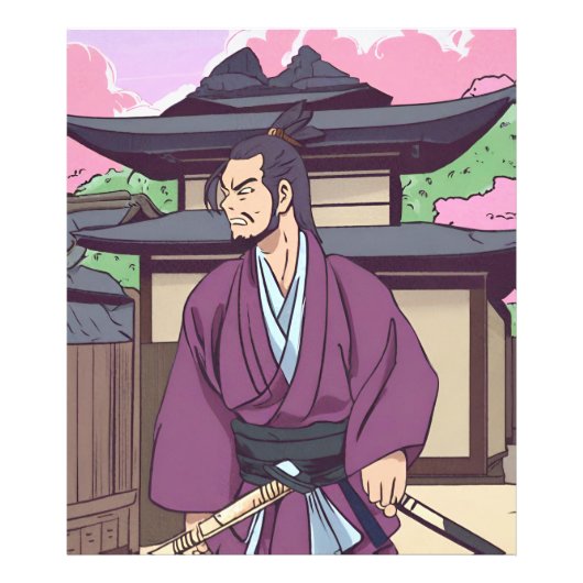 Samurai Fotodruck (Vorne)