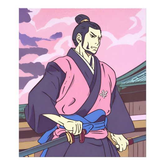 Samurai Fotodruck (Vorne)