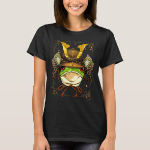 Samurai Frog Herping Japanischer Krieger Bushido J T-Shirt