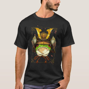 Samurai Frog Herping Japanischer Krieger Bushido J T-Shirt