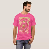 Samurai Frog Mushroom Hat ästhetische Cotattcore M T-Shirt (Vorne ganz)