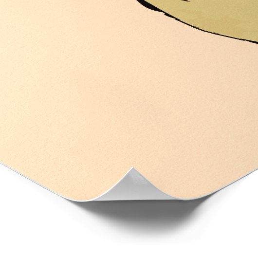 Samurai Frog Poster (Ecke)