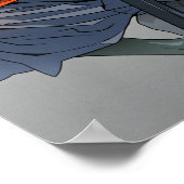 Samurai Frog Poster (Ecke)